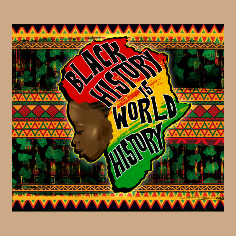 Black History Is World History Vintage Hoodie by CowGirlArtShop | Teevron