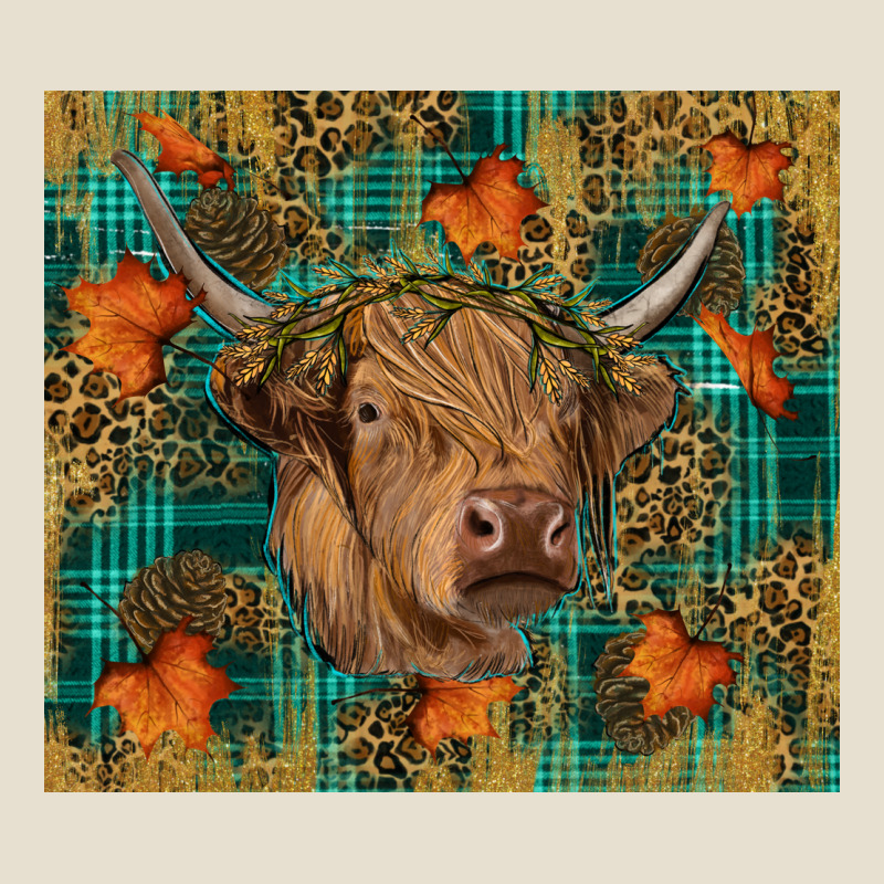 Western Fall Cow Urban Heavy Tee by RanaPortraitStore | Teevron