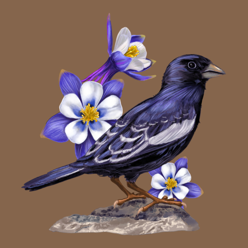 Colorado Lark Mountain Bunting Bird Premium Tee by Bettercallsaul | Teevron