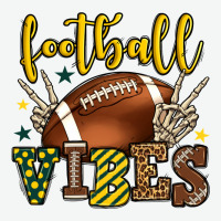 Football Vibes Yellow And Green Team Color Urban Heavy Tee | Teevron