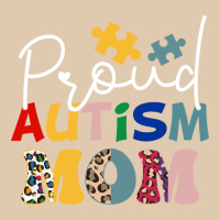 Proud Autism Mom Leopard Pattern Design Autism Awa Heavyweight Sweatshirt | Teevron
