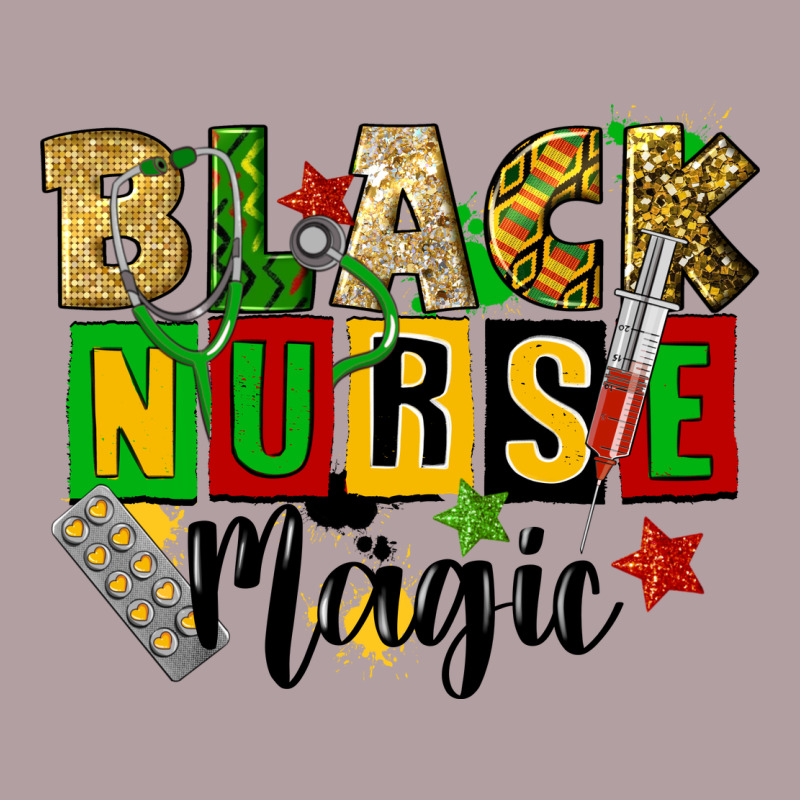 Black Nurse Magic Juneteenth Vintage Hoodie by CowGirlArtShop | Teevron