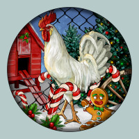 Leghorn Rooster Christmas Ornament Heavy Core Tee | Teevron