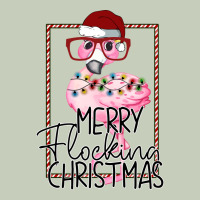 Merryy Flocking Christmas Flamingo Ladies Tee | Teevron