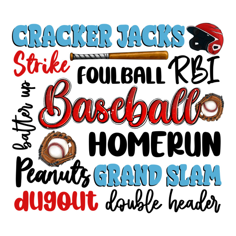 Baseball Typography Words Classic Tee by Artiststas | Teevron