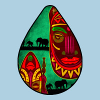 African Masks Teardrop  3 Premium Hoodie | Teevron