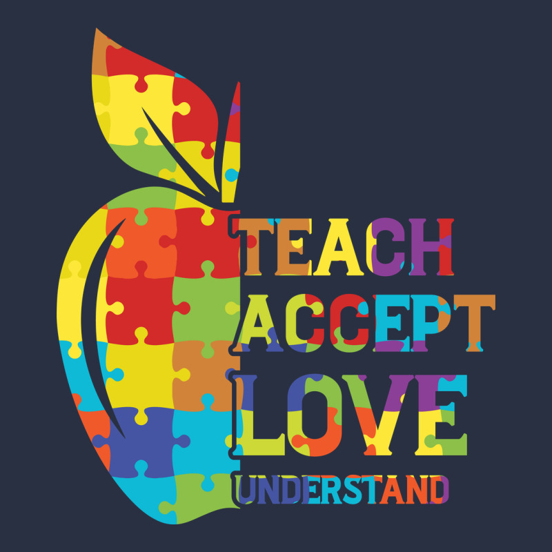 Autism Teach Accept Understand Love Heavyweight Sweatshirt by CowhideDigitalArt | Teevron