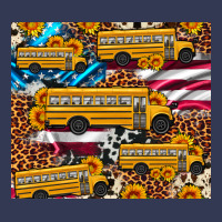 School Bus American Flag Sunflower Cowhide Leopard Heavyweight Hoodie | Teevron