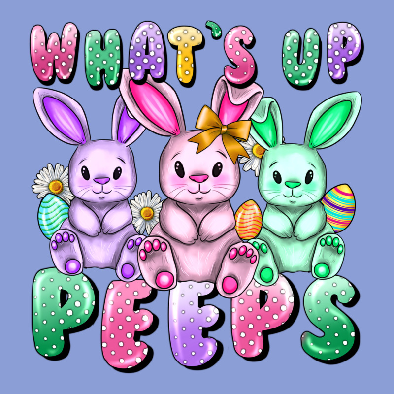 What's Up Peeps Easter Bunnies Easter Day Long Sleeve Tee by CowGirlArtShop | Teevron