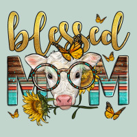 Western Blessed Mom Baby Calf Mother's Day Zipper Hoodie | Teevron