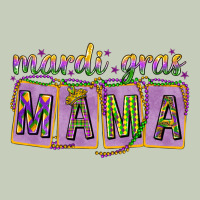 Mardi Gras Mama With Beads Long Sleeve Tee | Teevron