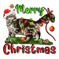 maine coon cat merry christmas | Teevron
