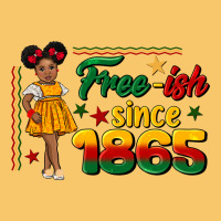 Free Ish Since 1865 Black Girl Peekaboo Juneteenth Vintage Hoodie | Teevron