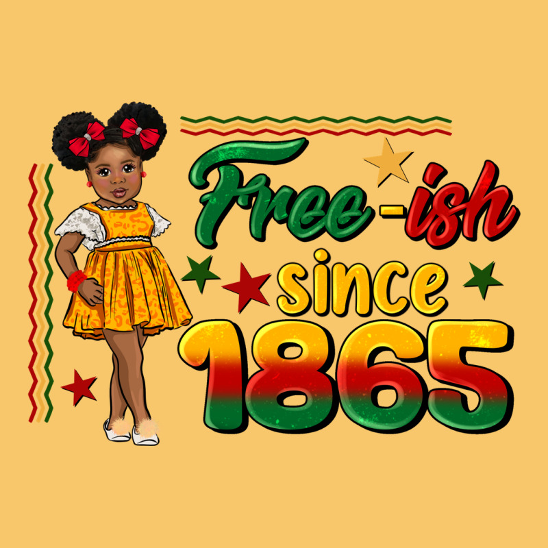 Free Ish Since 1865 Black Girl Peekaboo Juneteenth Vintage Hoodie by CowGirlArtShop | Teevron