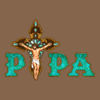 Papa Jesus With Cross Premium Tee | Teevron