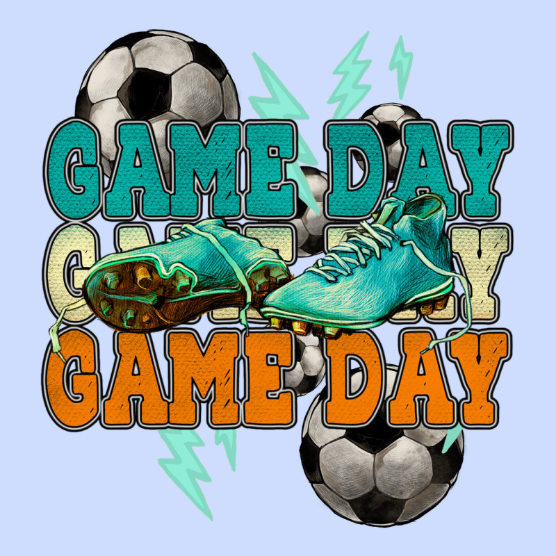 Game Day Lightning Bolt Soccer Urban Heavy Tee by HowdyJamesFarm | Teevron
