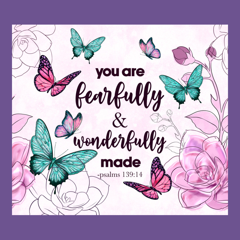 You Are Fearfully And Wonderfully Made Vintage Tee by TumblerDesignByShophia | Teevron