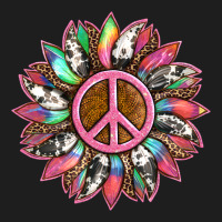 Sunflower And Tie Dye With Peace Sign Heavyweight Hoodie | Teevron