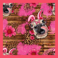 Easter Heifer With Bunny Ears Seamless Pattern Premium Sweatshirt | Teevron