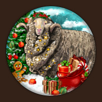 Christmas Merino Wool Sheep Heavy Core Tee | Teevron
