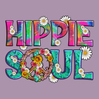 Hippie Soul With Tie Dye And Flowers Heavyweight Hoodie | Teevron