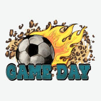 Game Day Soccer Leopard Flames Fireball Urban Heavy Tee | Teevron