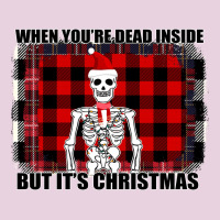 When You Re Dead Inside But It Christmas Skeleton Ladies Tee | Teevron
