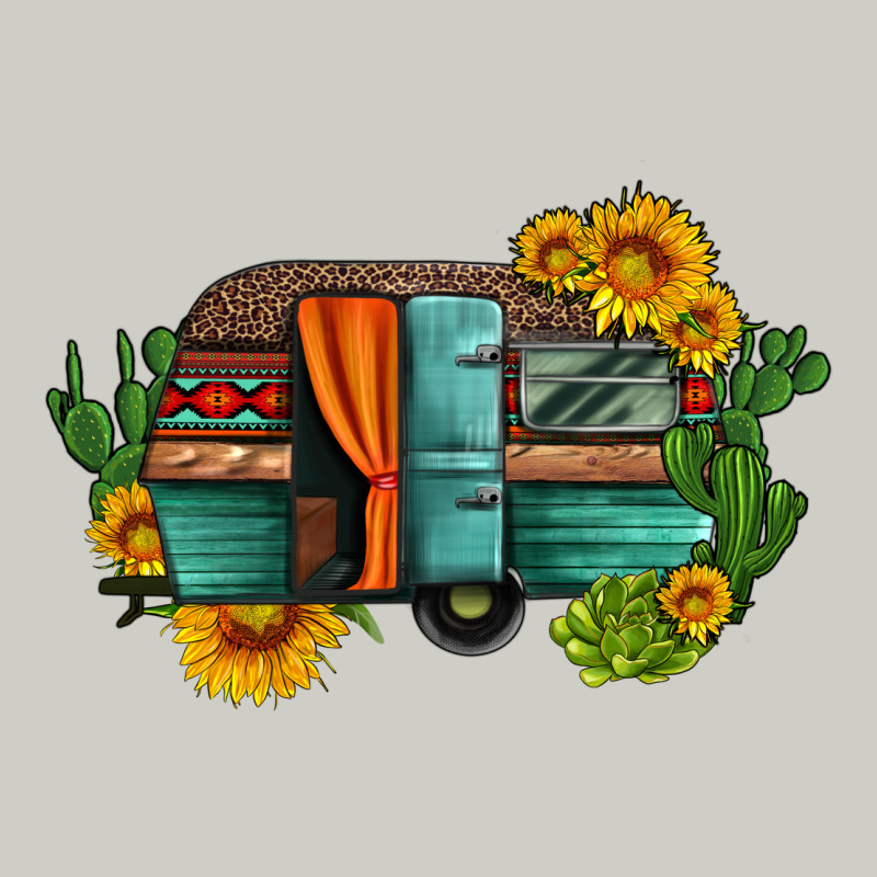 Caravan Sunflowers And Cactus Heavyweight Hoodie by Artiststas | Teevron