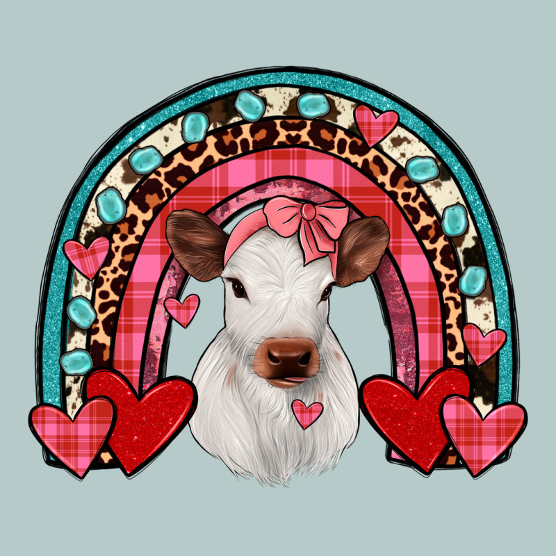 Valentines Heifer Rainbow Heavy Core Tee by JahusDesignShop | Teevron