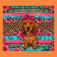 Dachshund Puppy Floral Premium Sweatshirt | Teevron