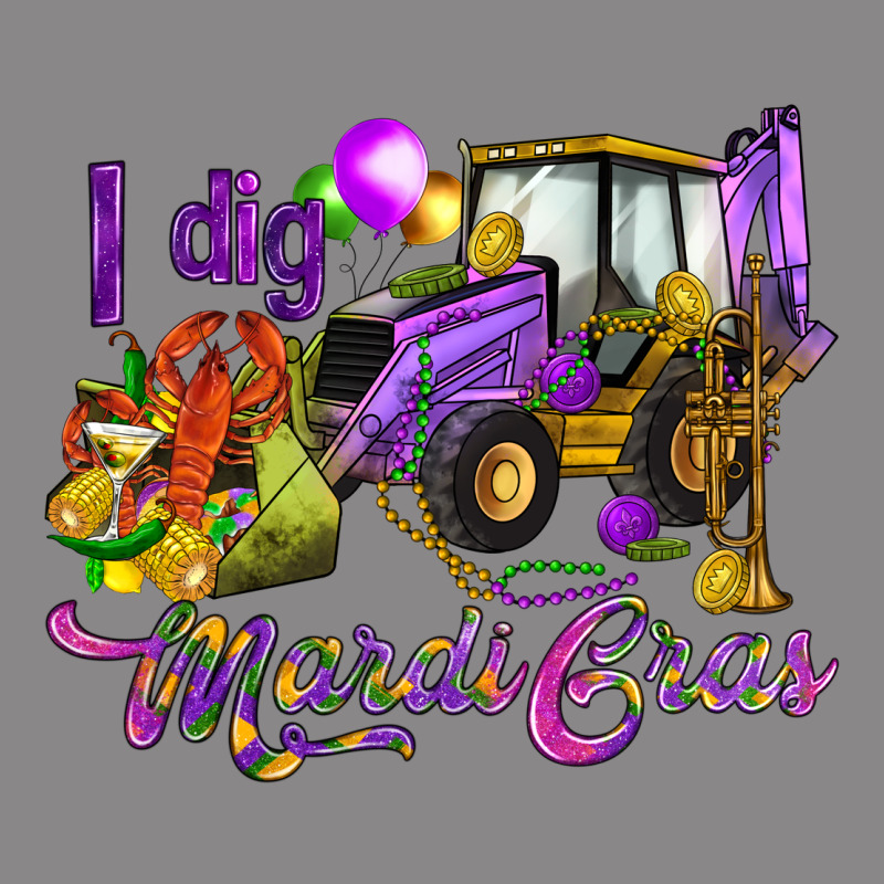I Dig Mardi Gras Vintage Tee by HowdyJamesFarm | Teevron