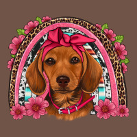 Dachshund Puppy Floral Rainbow Premium Sweatshirt | Teevron