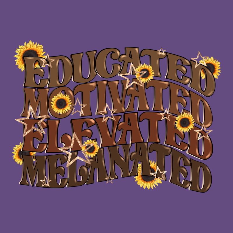 Educated Motivated Elevated Melanated Juneteenth Vintage Hoodie by CowGirlArtShop | Teevron