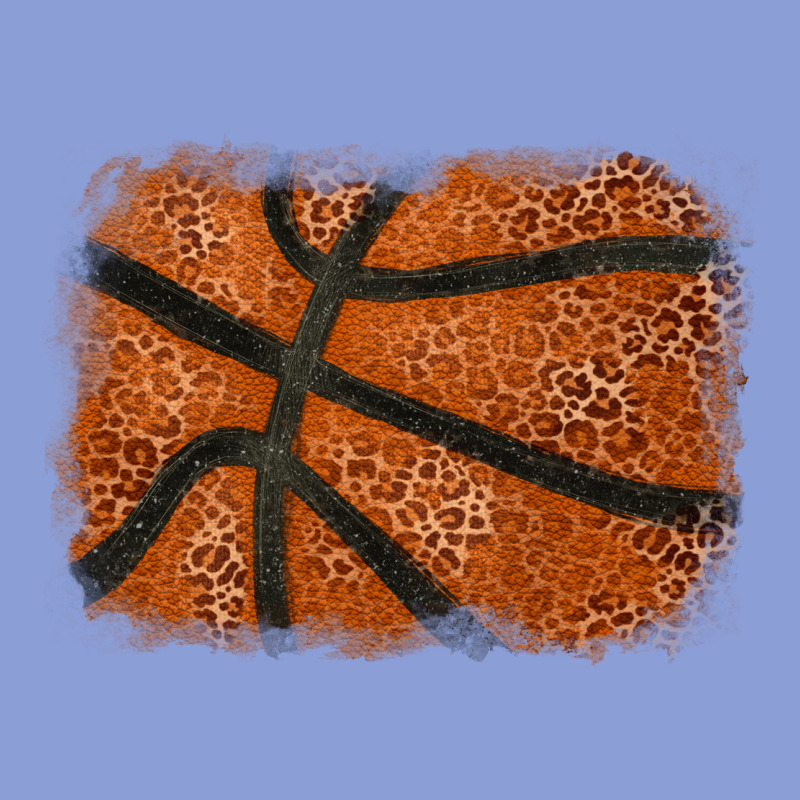 Basketball Leopard Glitter Background Long Sleeve Tee by HowdyJamesFarm | Teevron
