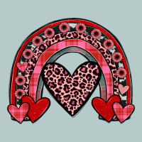 Valentines Heart Rainbow Heavy Core Tee | Teevron