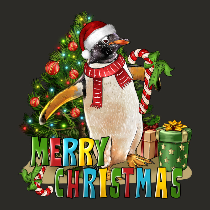 Merry Christmas Penguin Heavy Core Tee by LillyAllenDesigns | Teevron