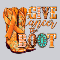 Give Cancer The Boot Kidney Cancer Orange Ribbon Classic Tee | Teevron