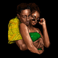 Black Couple Long Sleeve Tee | Teevron