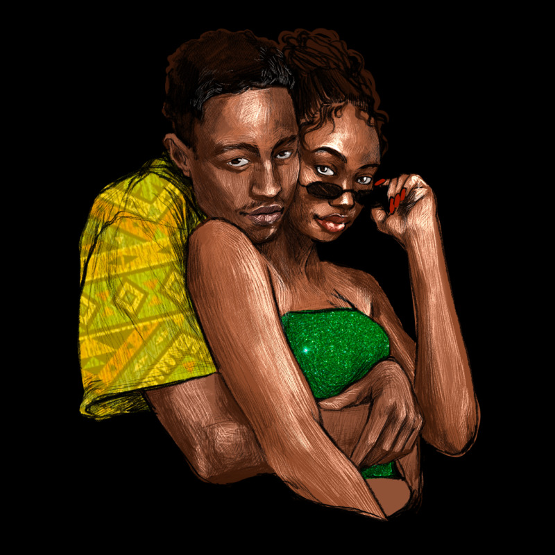 Black Couple Long Sleeve Tee by HowdyJamesFarm | Teevron