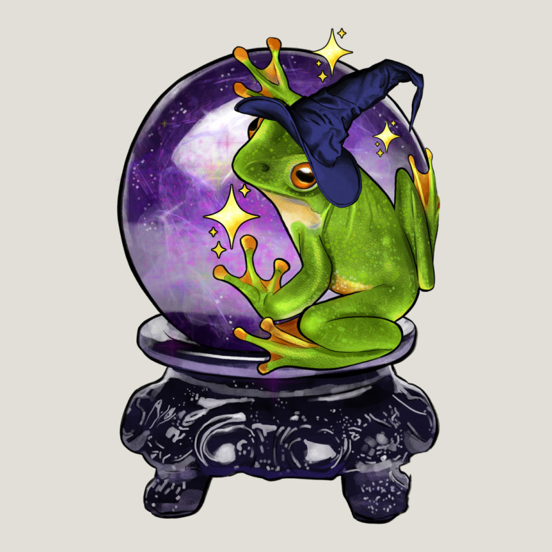 Halloween Frog With Crystal Ball Heavy Core Tee by LillyAllenDesigns | Teevron