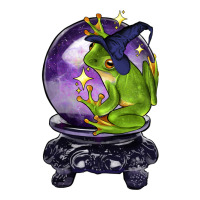 Halloween Frog With Crystal Ball | Teevron