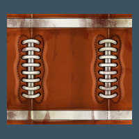 Distressed American Football Pattern Urban Heavy Tee | Teevron
