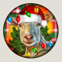 Saanen Goat Christmas Heavy Core Tee | Teevron