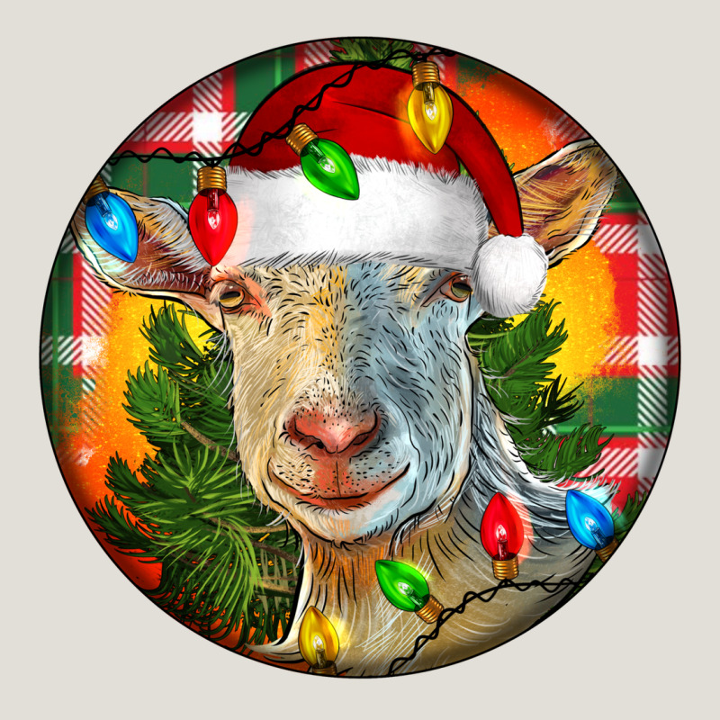 Saanen Goat Christmas Heavy Core Tee by LillyAllenDesigns | Teevron