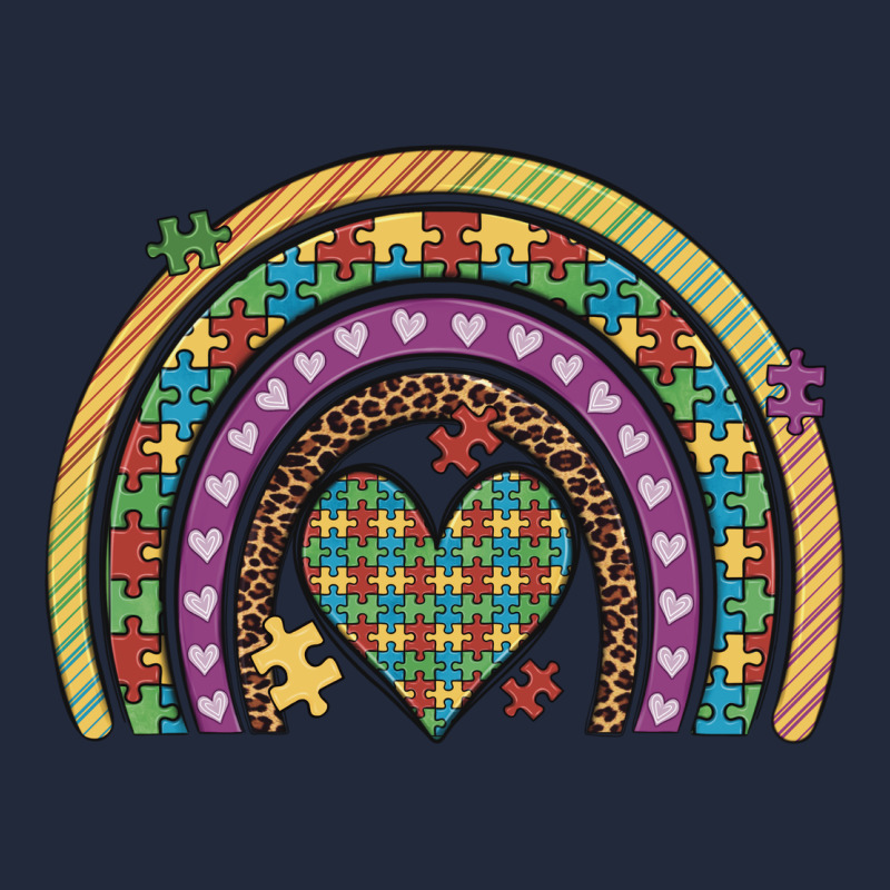 Autism Awareness Heart Leopard Rainbow Premium Sweatshirt by Artiststas | Teevron