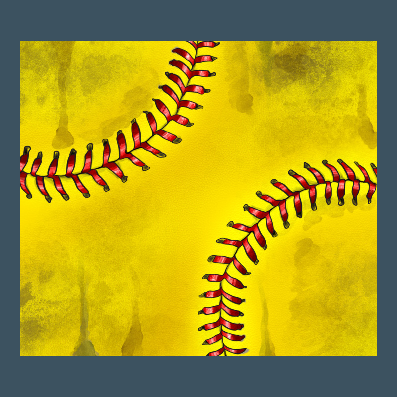 Distressed Softball Pattern Urban Heavy Tee by TumblerDesignByShophia | Teevron