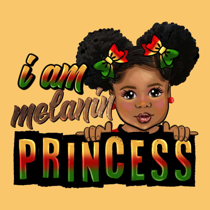 I Am Melanin Princess Black Peekaboo Vintage Hoodie by CowGirlArtShop | Teevron