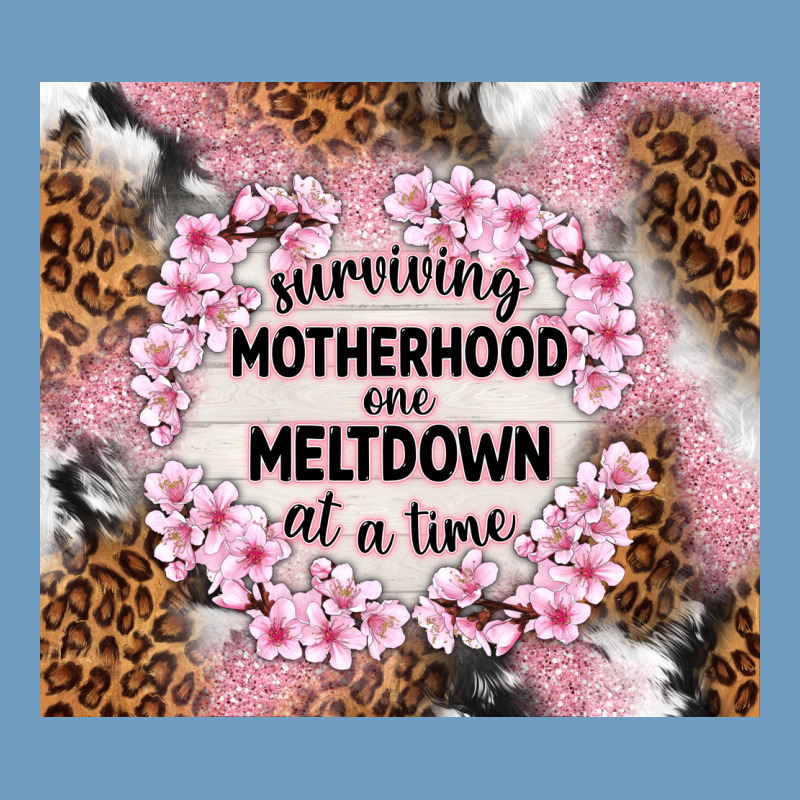 Surviving Motherhood One Meltdown At The Time Urban Heavy Tee by TumblerDesignByShophia | Teevron