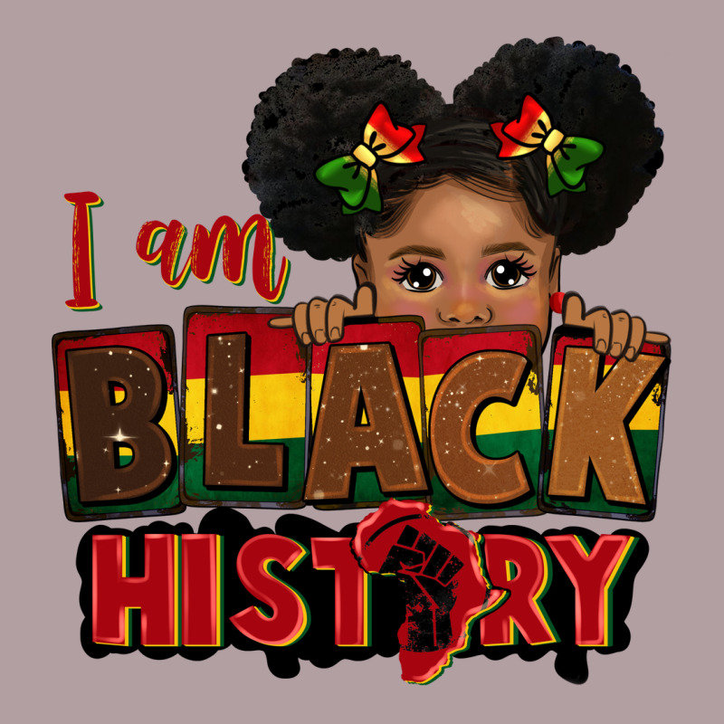 I Am Black History Black Girl Peekaboo Juneteenth Vintage Hoodie by CowGirlArtShop | Teevron