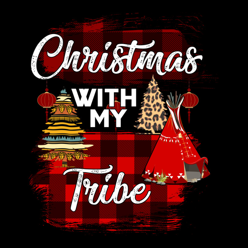 Christmas With My Tribe Ladies Tee by Bettercallsaul | Teevron